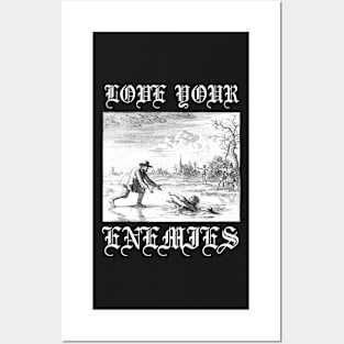 Love Your Enemies Anabaptist Mennonite Amish Dirk Willems Gothic Posters and Art